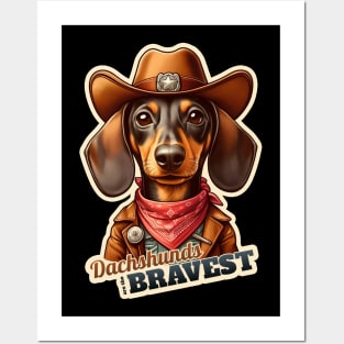 Dachshund cowboy Posters and Art